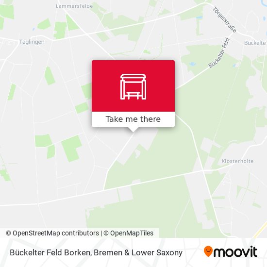 Bückelter Feld Borken map