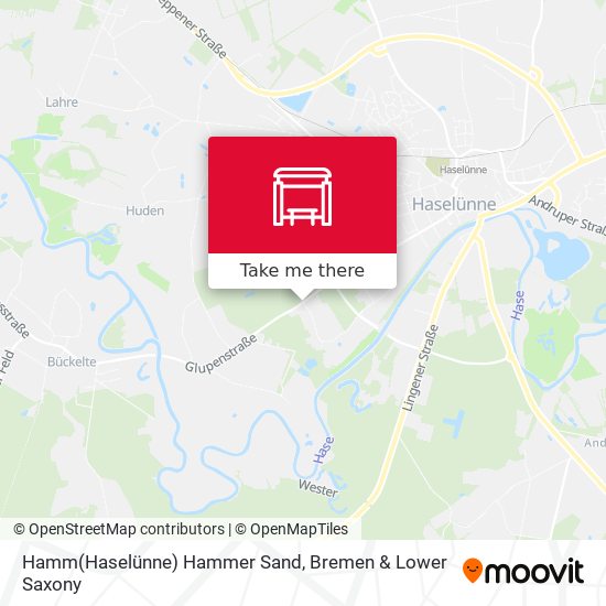Hamm(Haselünne) Hammer Sand map