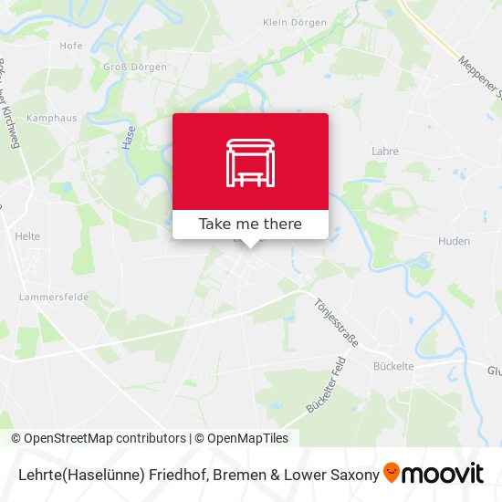 Lehrte(Haselünne) Friedhof map