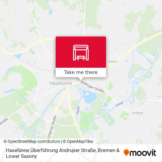 Haselünne Überführung Andruper Straße map
