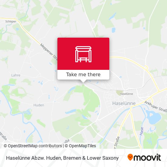 Haselünne Abzw. Huden map