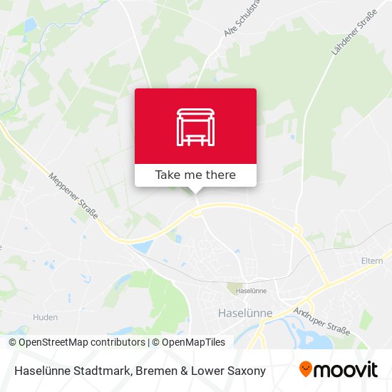 Haselünne Stadtmark map