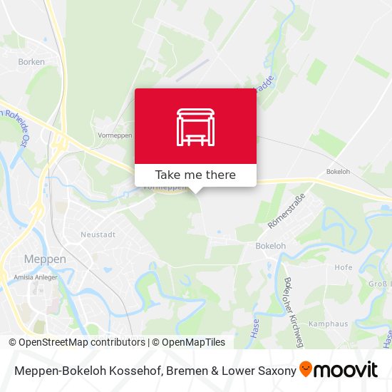 Meppen-Bokeloh Kossehof map