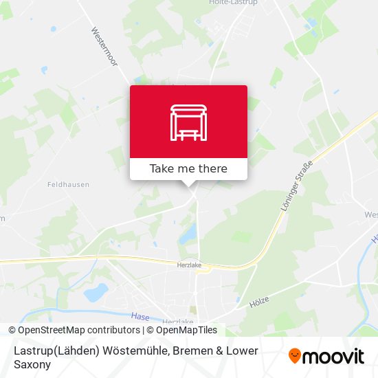 Lastrup(Lähden) Wöstemühle map