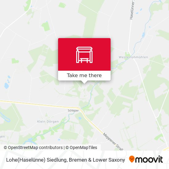 Lohe(Haselünne) Siedlung map