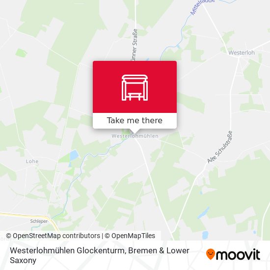 Westerlohmühlen Glockenturm map