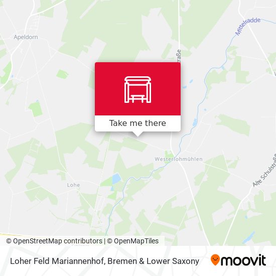 Loher Feld Mariannenhof map