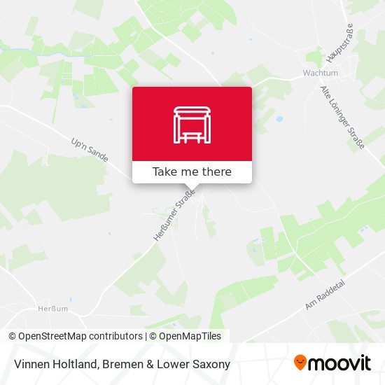 Vinnen Holtland map