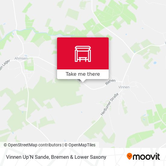 Vinnen Up'N Sande map