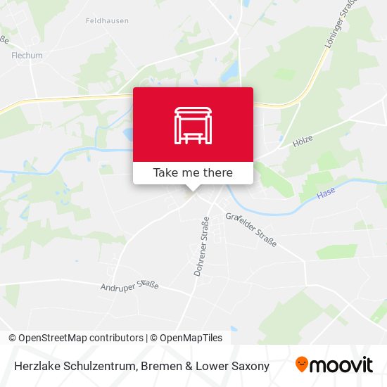 Herzlake Schulzentrum map