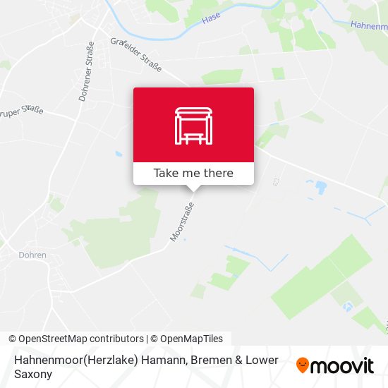 Hahnenmoor(Herzlake) Hamann map