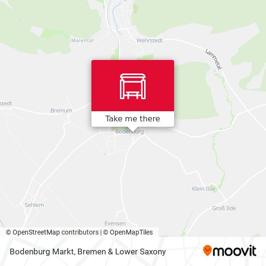 Bodenburg Markt map