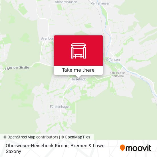 Oberweser-Heisebeck Kirche map
