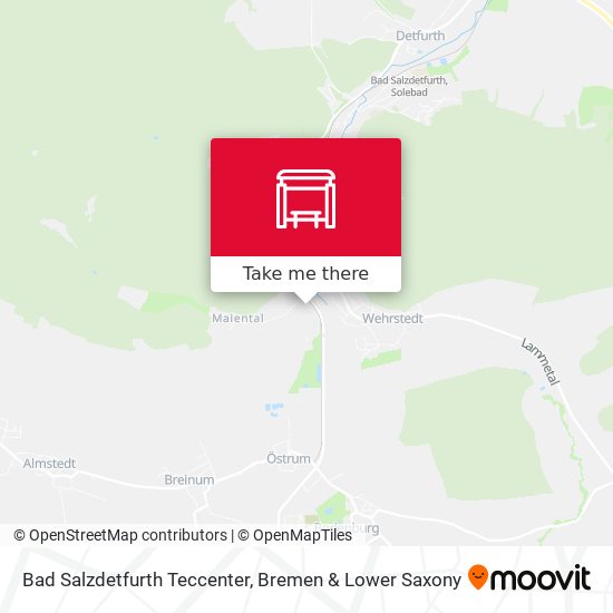 Bad Salzdetfurth Teccenter map