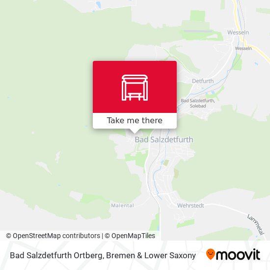 Bad Salzdetfurth Ortberg map