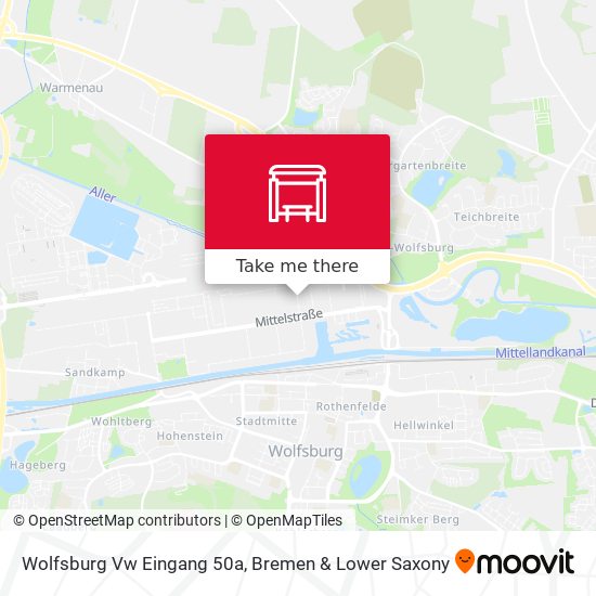 Wolfsburg Vw Eingang 50a map