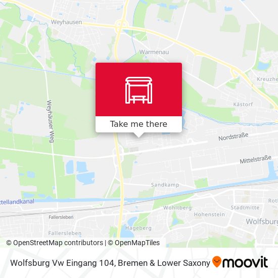 Wolfsburg Vw Eingang 104 map