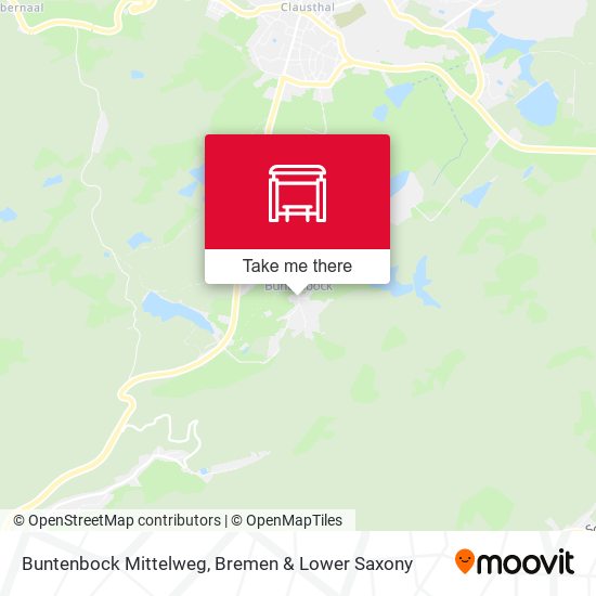 Buntenbock Mittelweg map