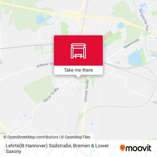Lehrte(B Hannover) Südstraße map