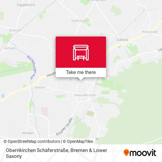 Obernkirchen Schäferstraße map