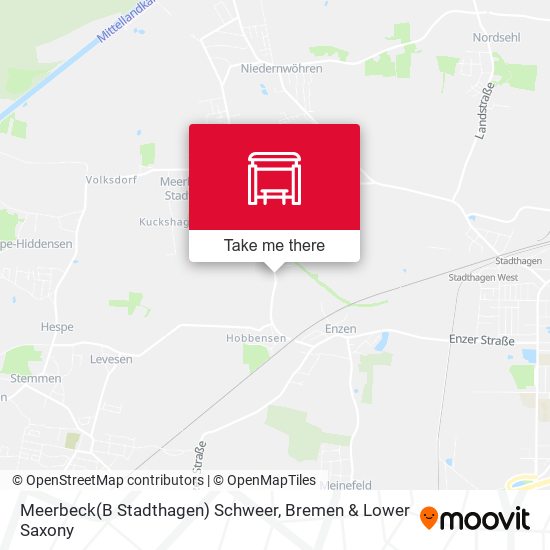 Meerbeck(B Stadthagen) Schweer map