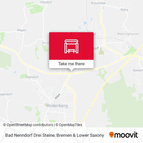 Bad Nenndorf Drei Steine map