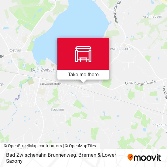Карта Bad Zwischenahn Brunnenweg