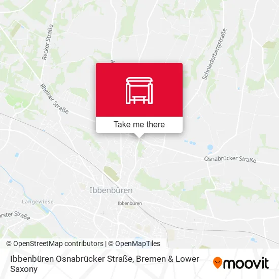 Карта Ibbenbüren Osnabrücker Straße