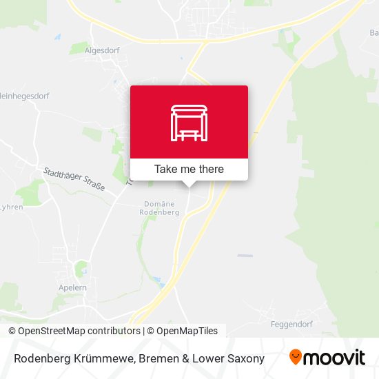 Rodenberg Krümmewe map