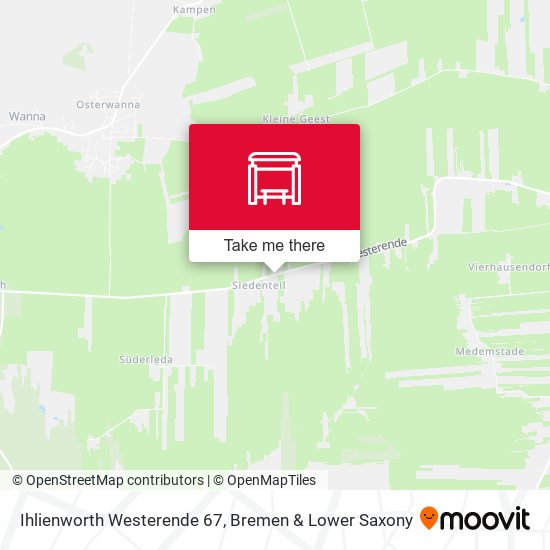 Ihlienworth Westerende 67 map