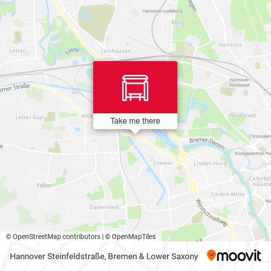 Hannover Steinfeldstraße map