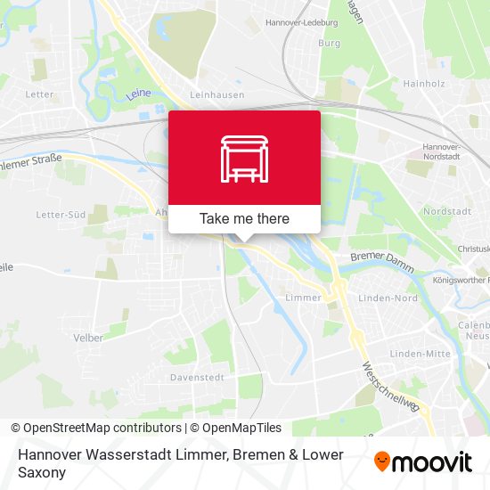 Hannover Wasserstadt Limmer map