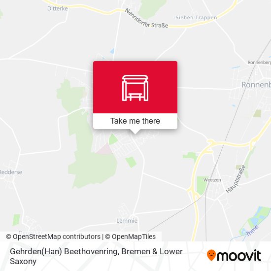 Gehrden(Han) Beethovenring map