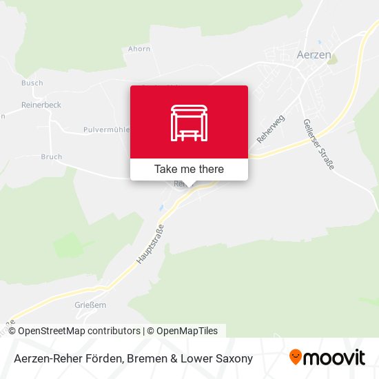 Aerzen-Reher Förden map