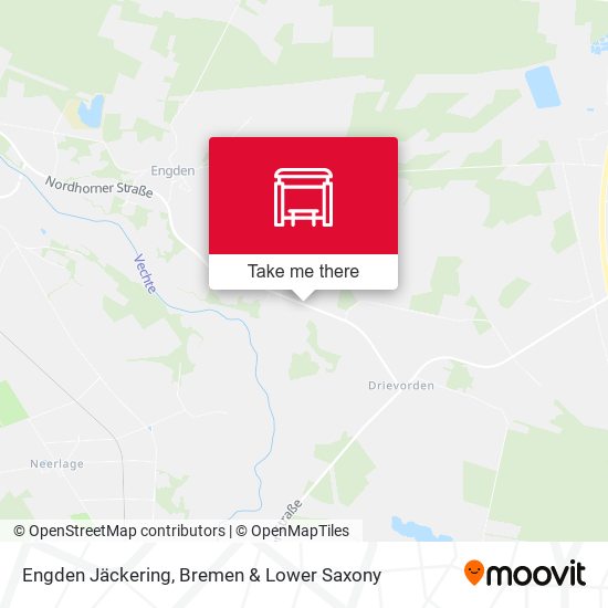 Engden Jäckering map