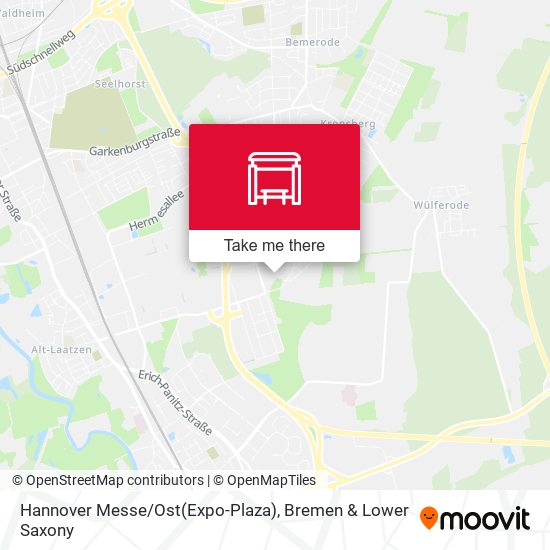 Hannover Messe/Ost(Expo-Plaza) map