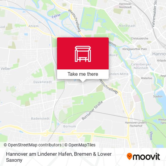Hannover am Lindener Hafen map