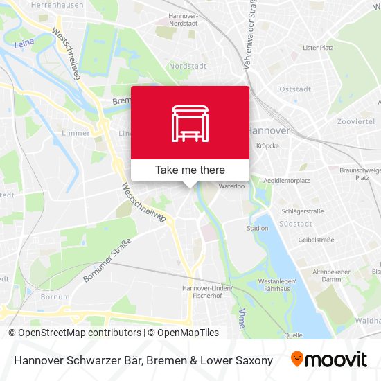 Hannover Schwarzer Bär map