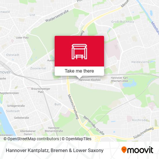 Hannover Kantplatz map