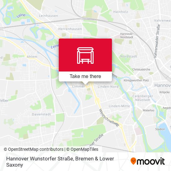 Hannover Wunstorfer Straße map