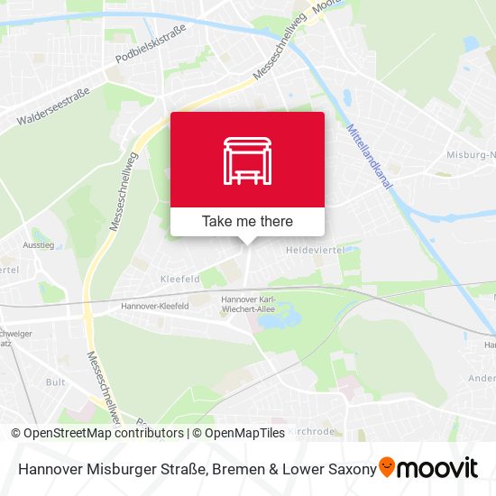 Hannover Misburger Straße map