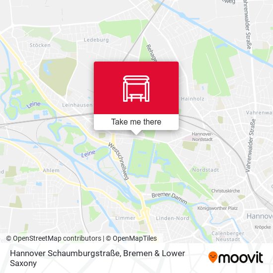 Hannover Schaumburgstraße map