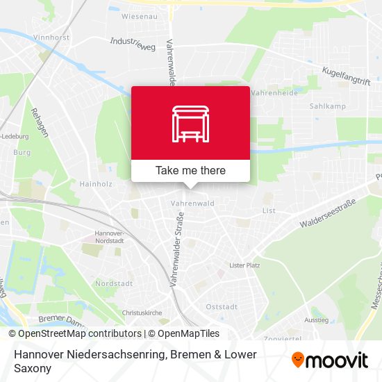 Hannover Niedersachsenring map
