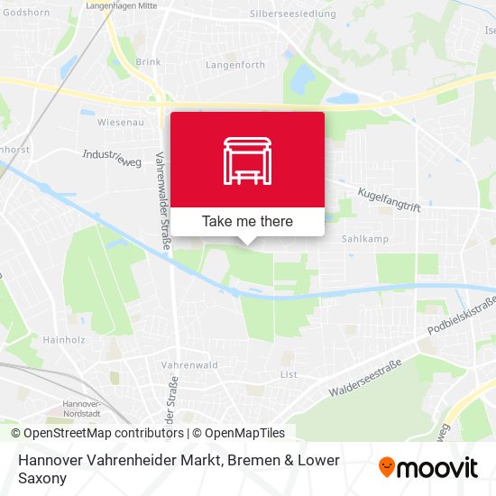 Hannover Vahrenheider Markt map