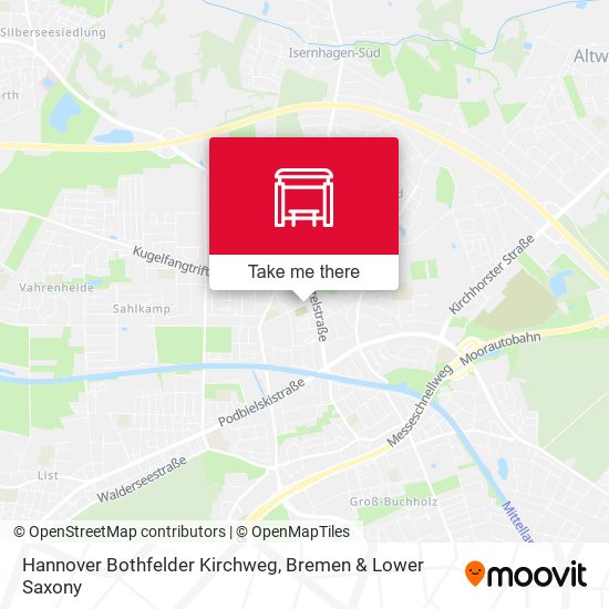 Hannover Bothfelder Kirchweg map