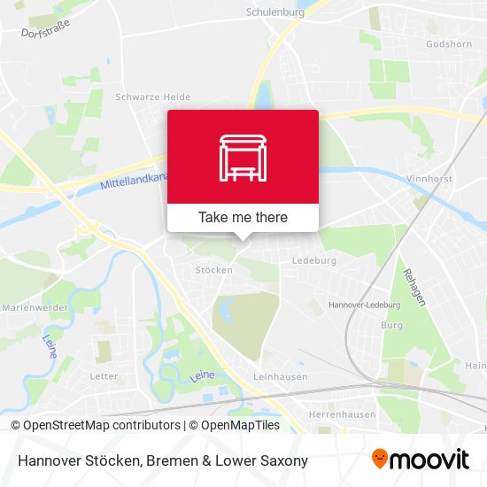Hannover Stöcken map