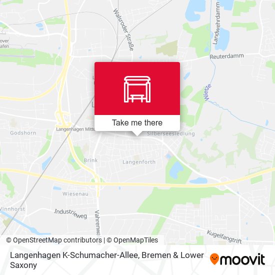 Langenhagen K-Schumacher-Allee map