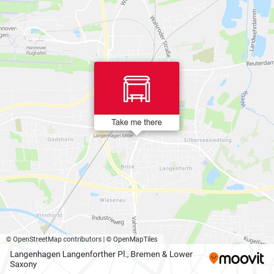 Langenhagen Langenforther Pl. map