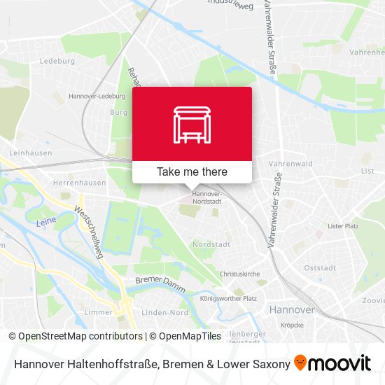 Hannover Haltenhoffstraße map