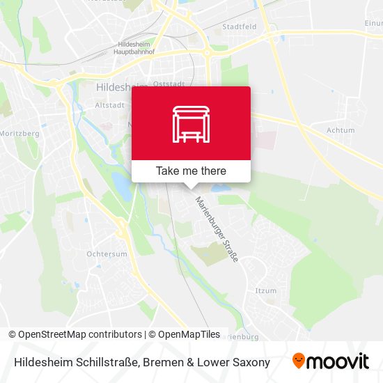 Hildesheim Schillstraße map
